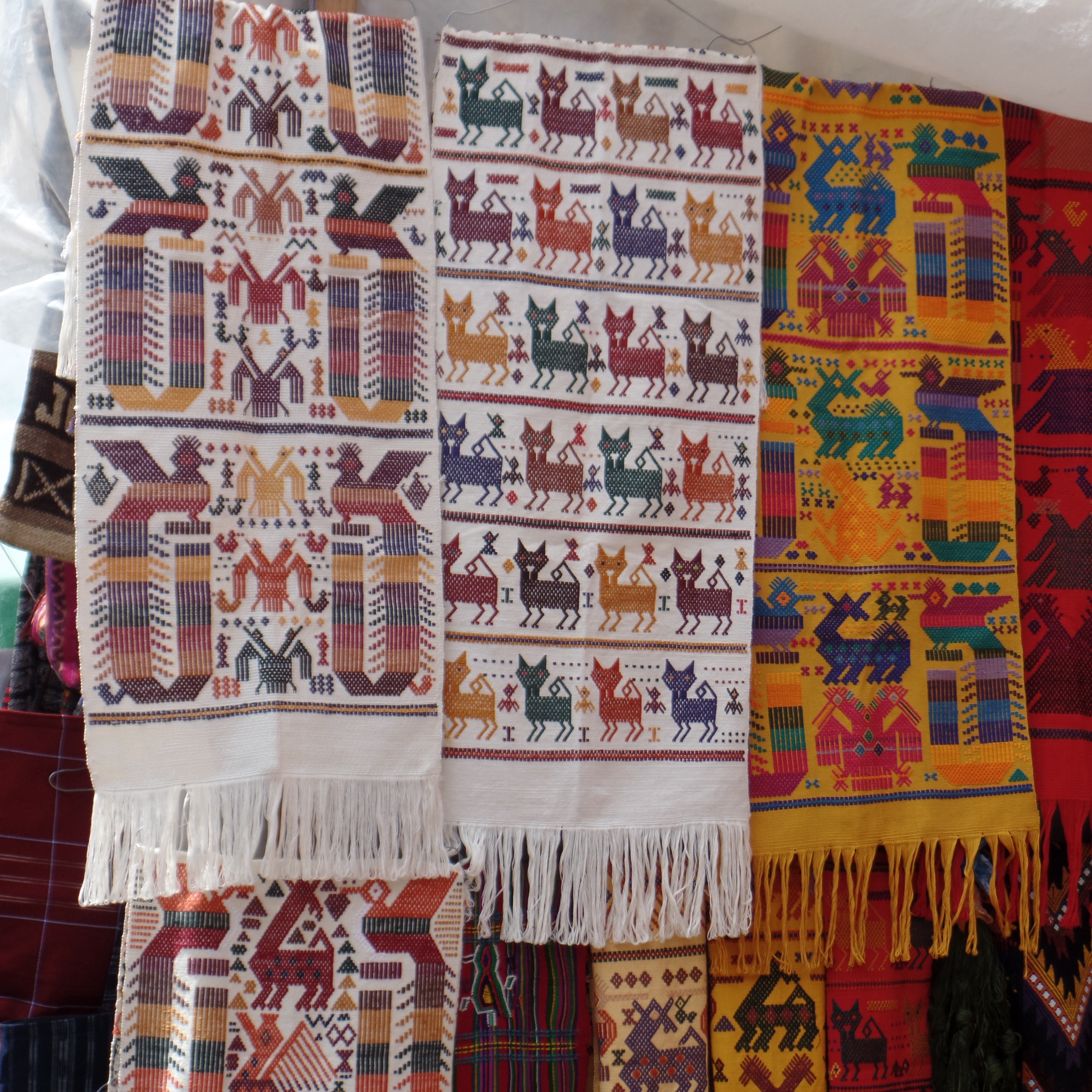 San Antonio Aguas Calientes Textile Market near Antigua Guatemala