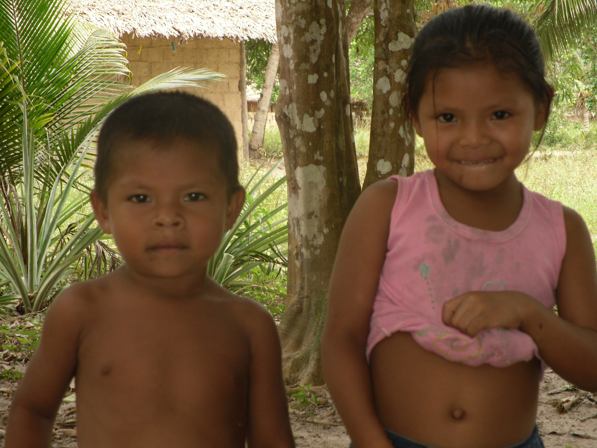 Amerindian kids Guyana