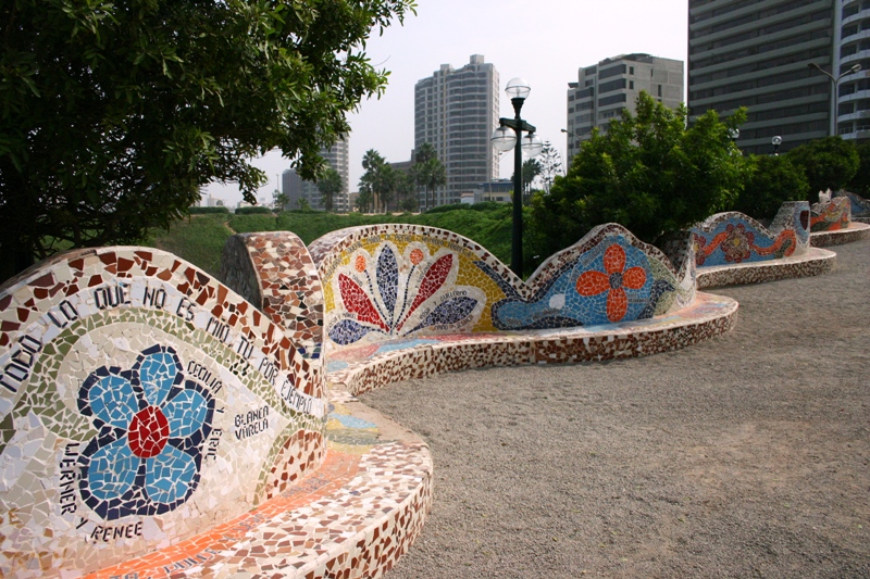 Parque de l'amor (Park of Love) in Lima, Peru