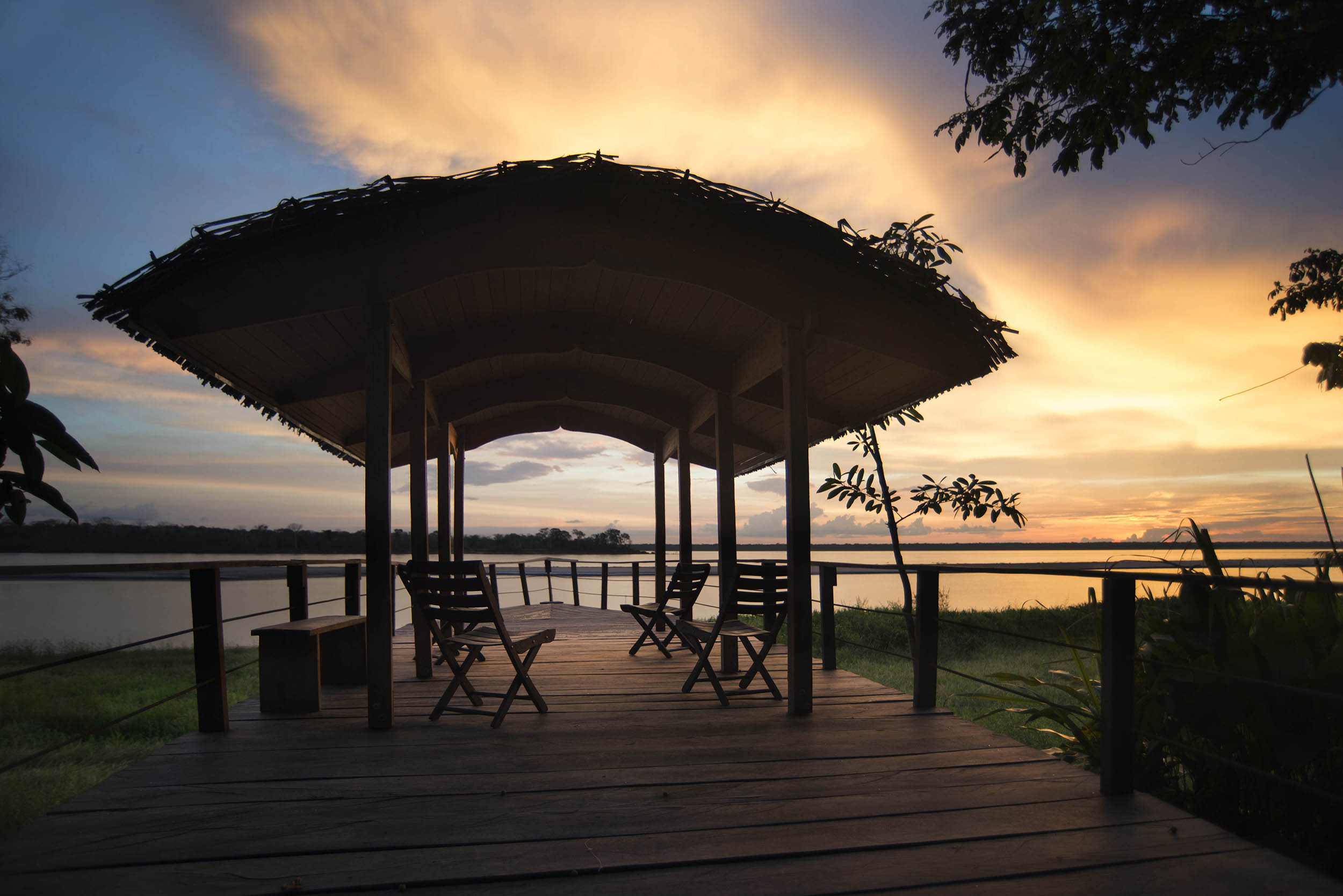 Calanoa Lodge Pier and Social areas