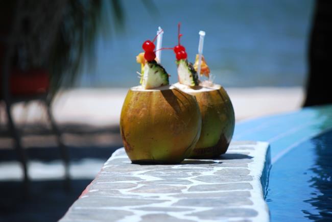 Chabil Mar Resort Drinks on the Beach
