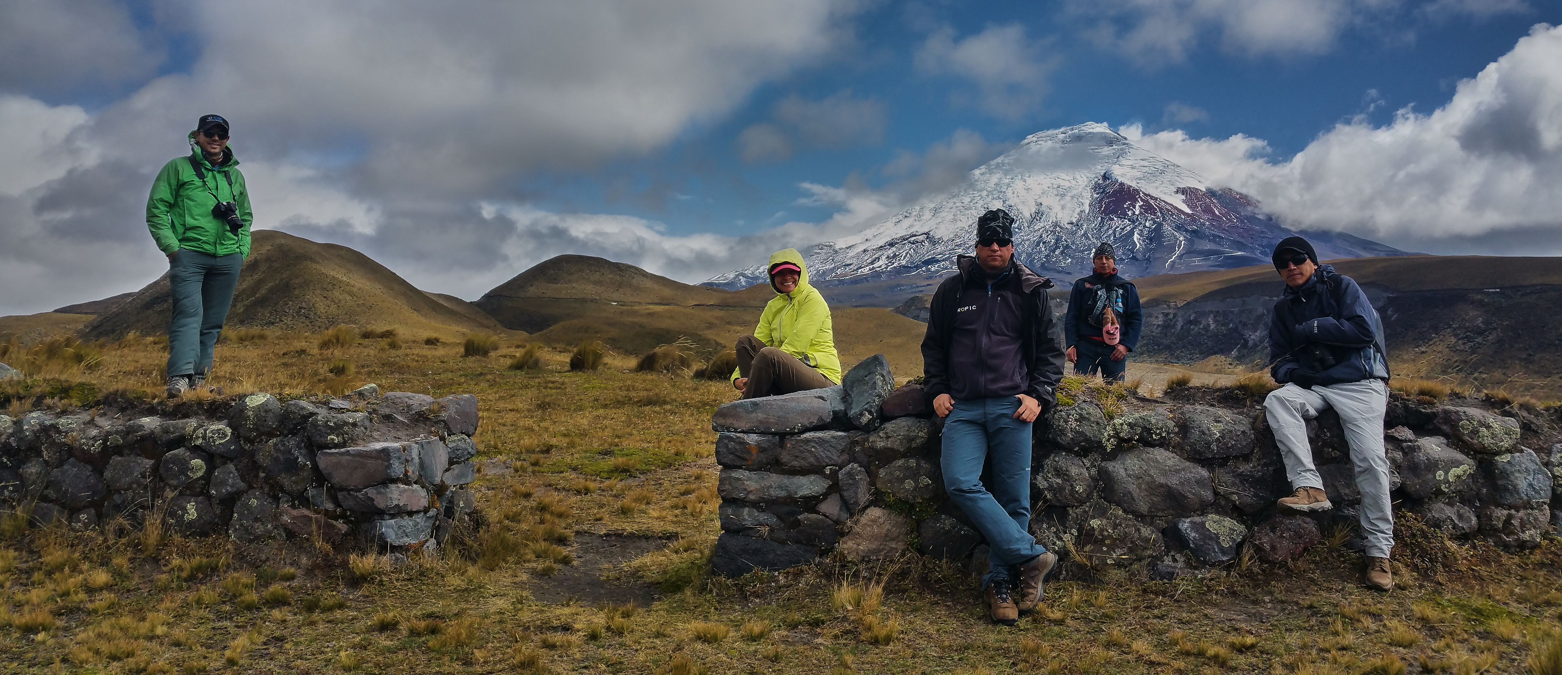 Cotopaxi hiking group