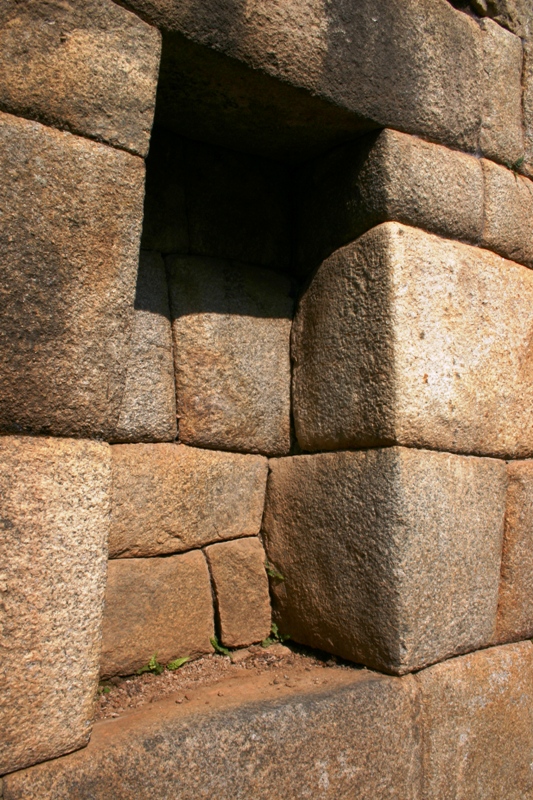 Machu Picchu stone wall