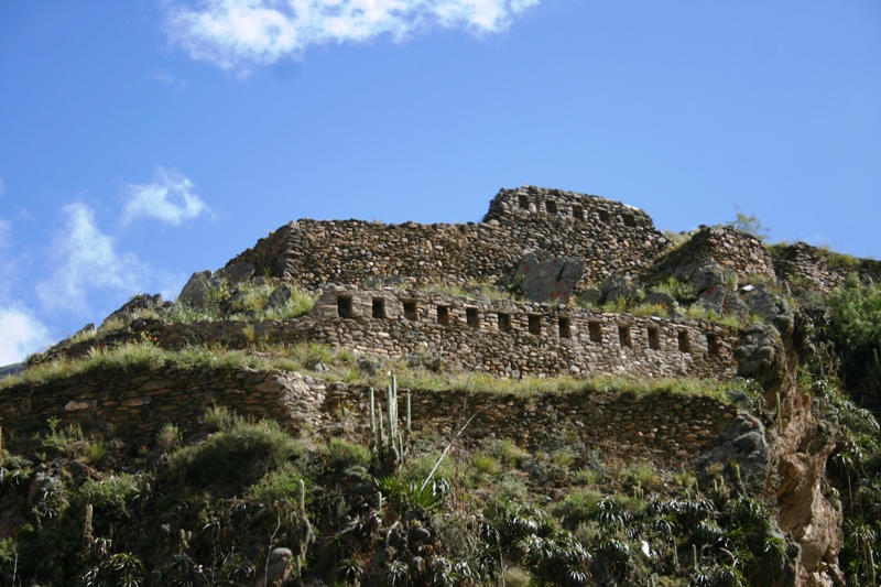 Ollantaytambo ruins Sacred Valley Peru