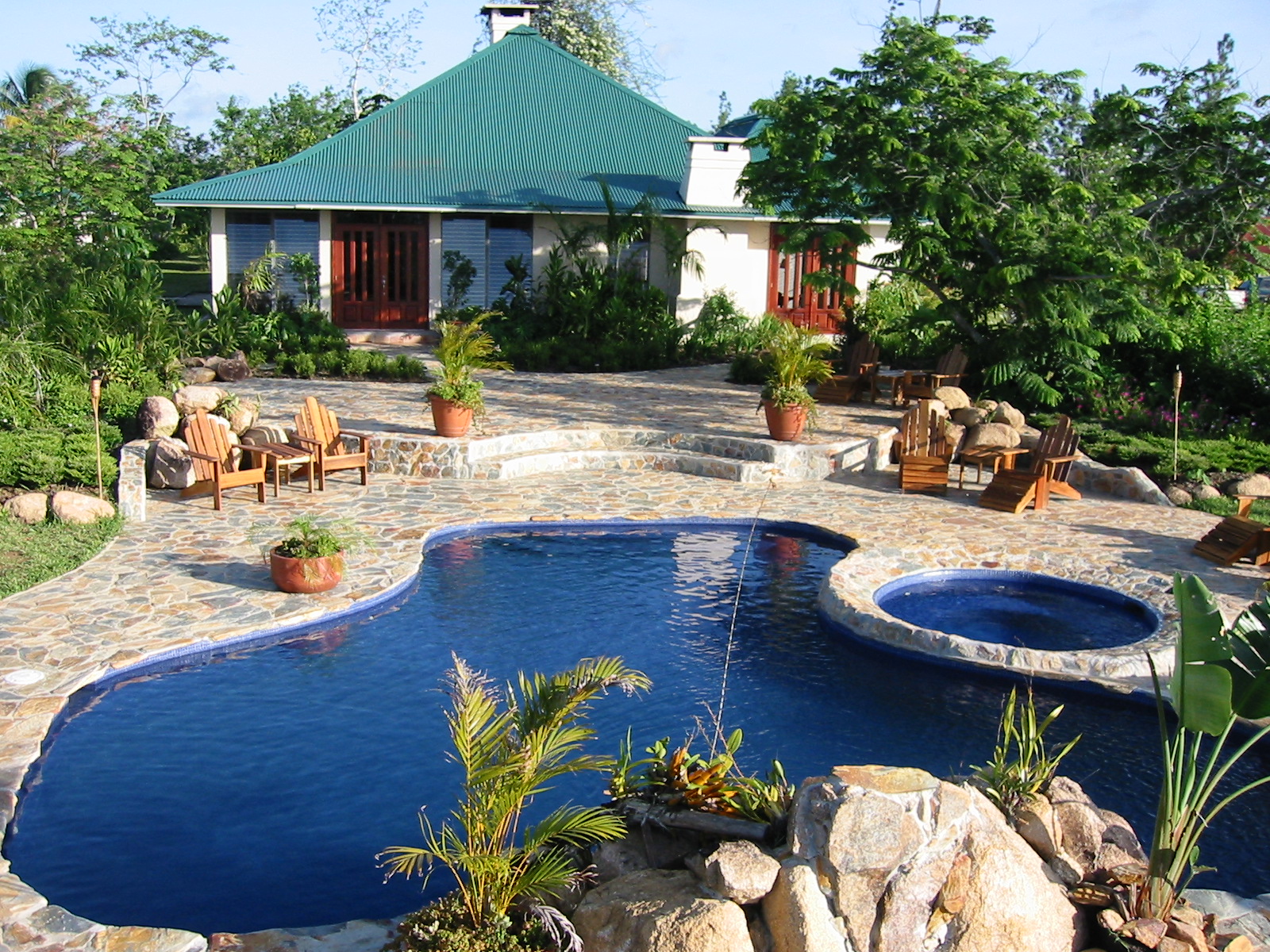 Hidden Valley Belize Pool area